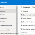¿Qué tipo de archivo no puede crear con OneDrive?